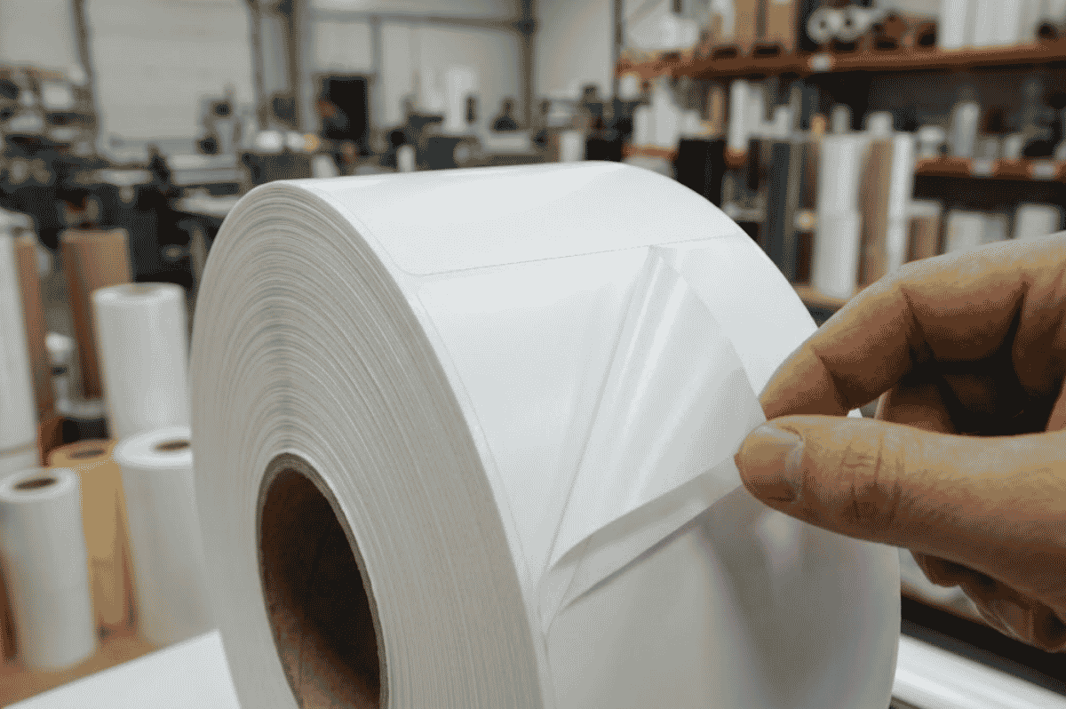 In Decal Cuộn Nhựa PP Trắng Sữa