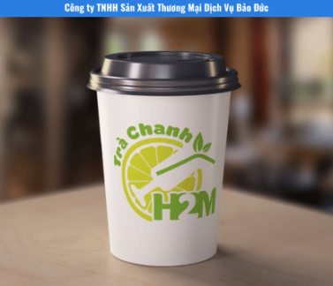 In Decal 3D Tem Nhãn Trà Xanh, Cà Phê Cao Cấp Tại Long An