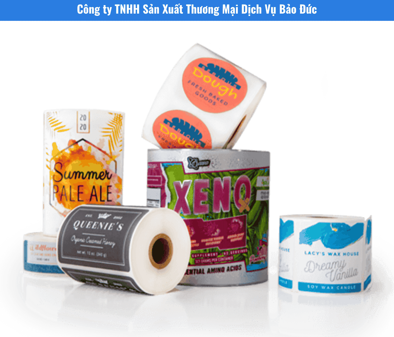 In Decal Cuộn 10 Màu Cho Bao Bì Xuất Khẩu Tại TP.HCM