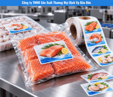 In Tem Nhãn Cuộn Thủy Sản Và Đông Lạnh: Giải Pháp Keo Bám Trong Kho Lạnh
