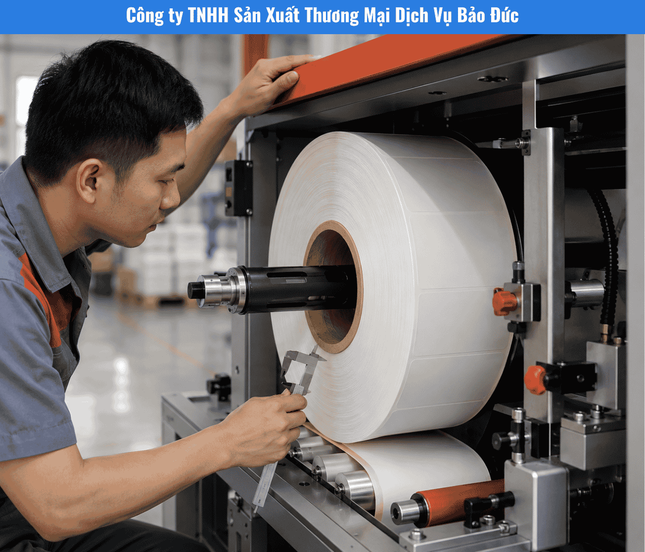 Đường Kính Cuộn Tem Tối Đa Bao Nhiêu Để Lắp Vừa Máy Dán Nhãn? |In Decal Bảo Đức